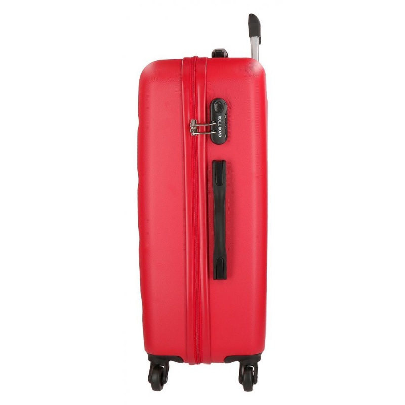ROLL ROAD Flex Red, ABS Cestovný kufor, 65x46x23cm, 56L, 5849264 (medium) ROLL ROAD Flex Red, ABS Cestovný kufor, 65x46x23cm, 56L, 5849264 (medium)