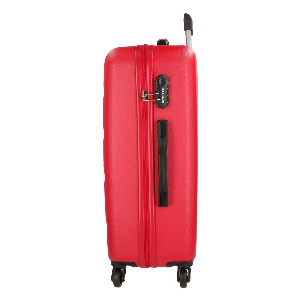 ROLL ROAD Flex Red, ABS Cestovní kufr, 65x46x23cm, 56L, 5849264 (medium)