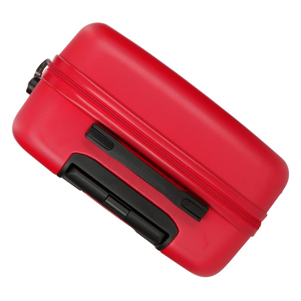 ROLL ROAD Flex Red, Sada ABS cestovních kufrů, 55-65-75cm, 5849464