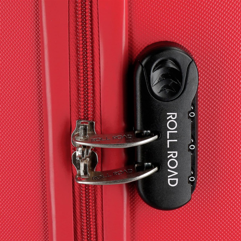 ROLL ROAD Flex Red, ABS Cestovní kufr, 55x38x20cm, 35L, 5849164 (small)