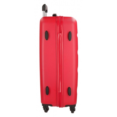 ROLL ROAD Flex Red, Sada ABS cestovních kufrů, 55-65cm, 5849564 ROLL ROAD Flex Red, Sada ABS cestovních kufrů, 55-65cm, 5849564