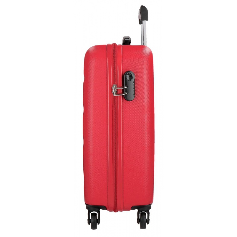 ROLL ROAD Flex Red, Sada ABS cestovních kufrů, 55-65cm, 5849564 ROLL ROAD Flex Red, Sada ABS cestovních kufrů, 55-65cm, 5849564