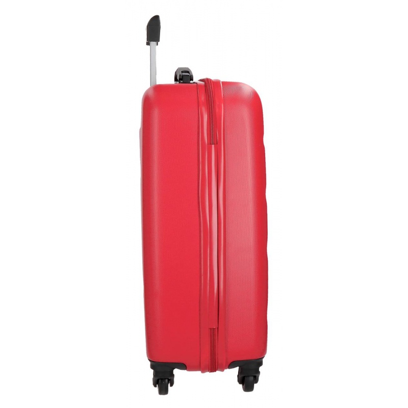 ROLL ROAD Flex Red, Sada ABS cestovních kufrů, 55-65cm, 5849564 ROLL ROAD Flex Red, Sada ABS cestovních kufrů, 55-65cm, 5849564