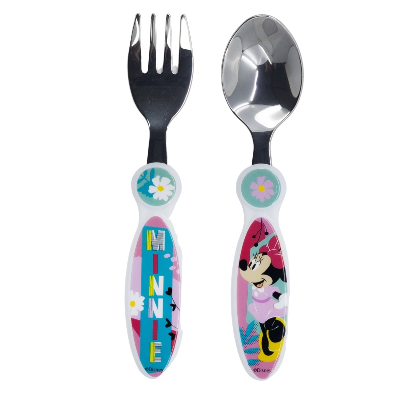 Detský príbor MINNIE MOUSE (vidlička a lyžička), 74418 Detský príbor MINNIE MOUSE (vidlička a lyžička), 74418