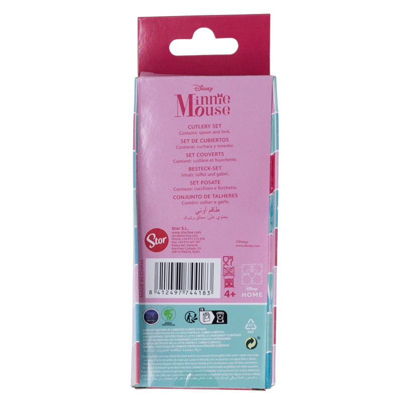 Detský príbor MINNIE MOUSE (vidlička a lyžička), 74418 Detský príbor MINNIE MOUSE (vidlička a lyžička), 74418