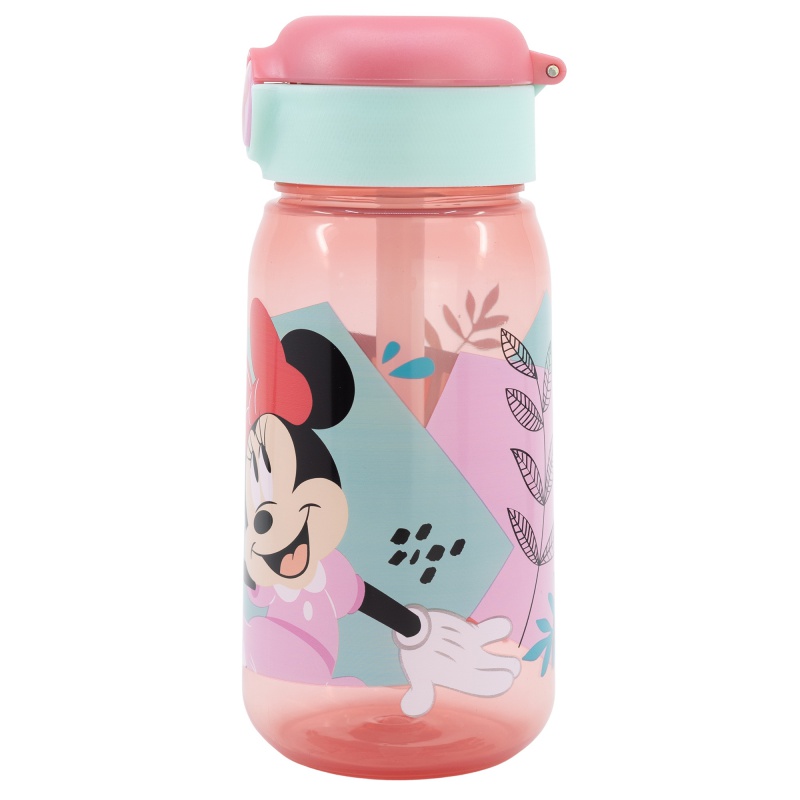Plastová fľaša s automatickým otváraním MINNIE MOUSE, 510ml, 74442