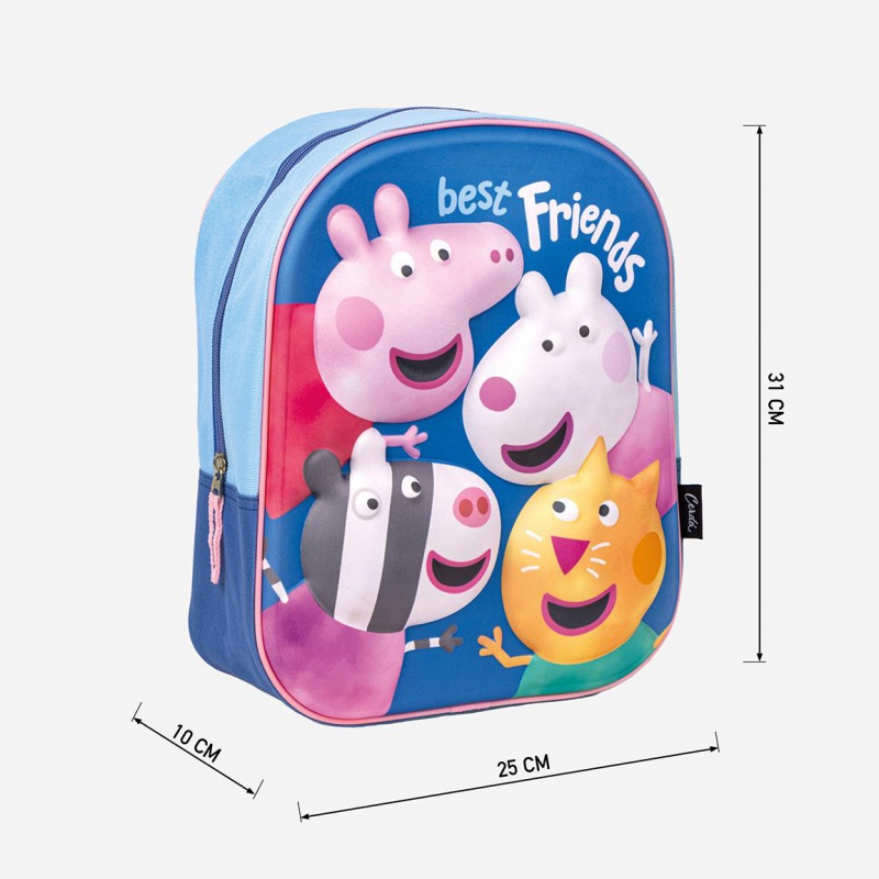 Detský 3D batoh Peppa Pig, 2100004342 Detský 3D batoh Peppa Pig, 2100004342