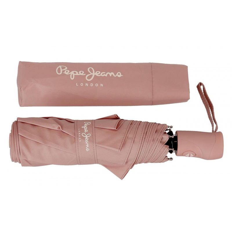 Peppe Jeans Rosa Nude - Skládací plnoautomatický deštník, 74685PS Peppe Jeans Rosa Nude - Skládací plnoautomatický deštník, 74685PS