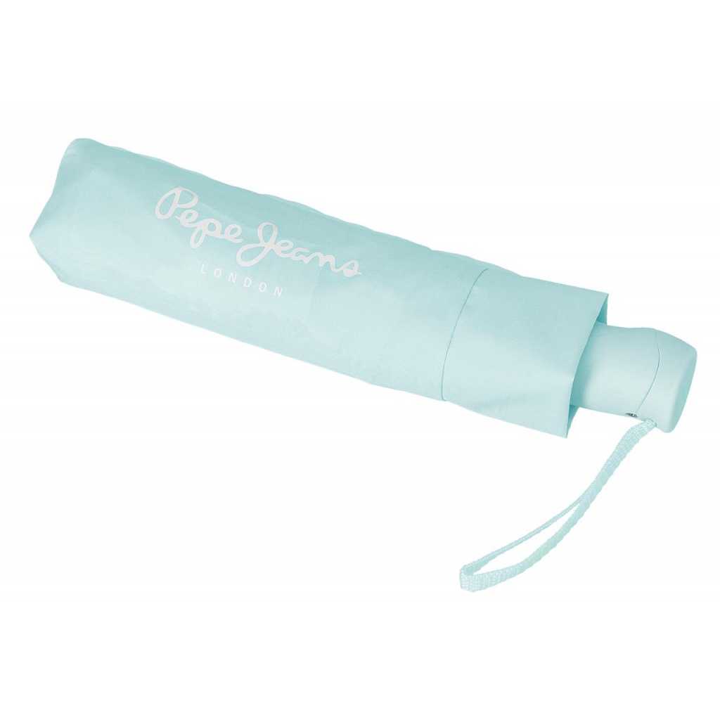 Peppe Jeans Azul Claro - Skladací plnoautomatický dáždnik, 74685PS