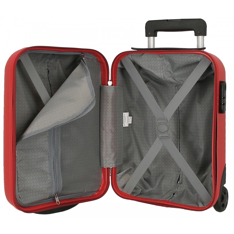 ROLL ROAD Flex Red, Príručný mini cestovný kufor, 40x30x20cm, 24L, 5849964 ROLL ROAD Flex Red, Príručný mini cestovný kufor, 40x30x20cm, 24L, 5849964