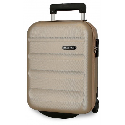 ROLL ROAD Flex Champagne, Príručný mini cestovný kufor, 40x30x20cm, 24L, 5849969 ROLL ROAD Flex Champagne, Príručný mini cestovný kufor, 40x30x20cm, 24L, 5849969