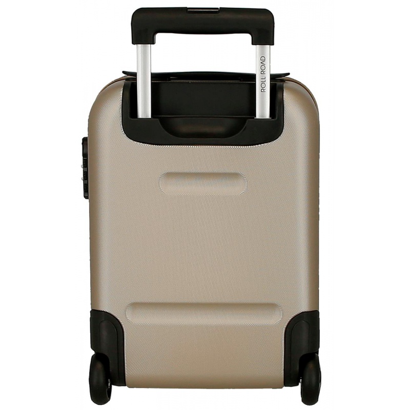 ROLL ROAD Flex Champagne, Príručný mini cestovný kufor, 40x30x20cm, 24L, 5849969 ROLL ROAD Flex Champagne, Príručný mini cestovný kufor, 40x30x20cm, 24L, 5849969