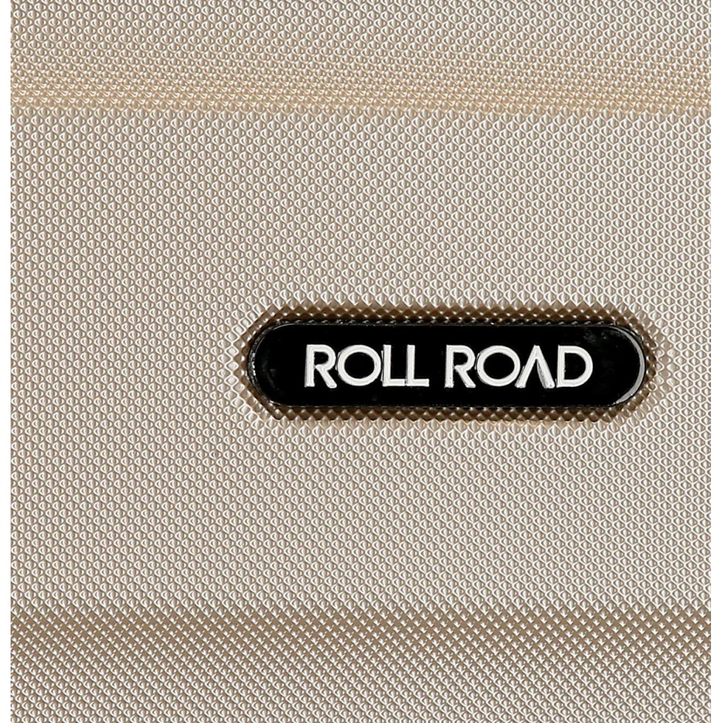 ROLL ROAD Flex Champagne, Příruční mini cestovní kufr, 40x30x20cm, 24L, 5849969