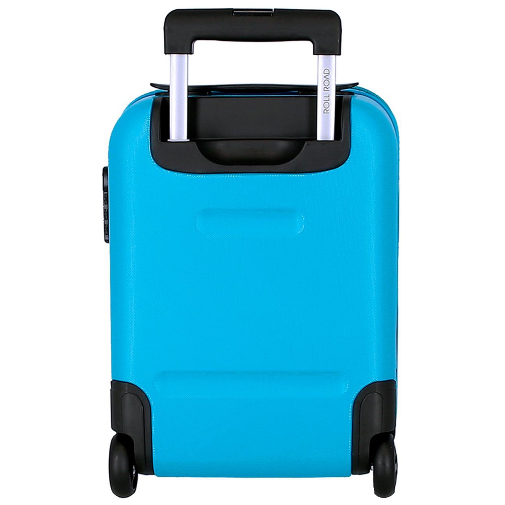 ROLL ROAD Flex Azul Claro, Príručný mini cestovný kufor, 40x30x20cm, 24L, 584996A