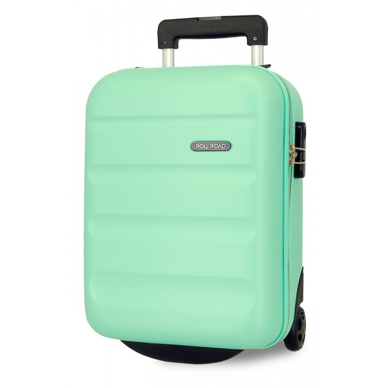 ROLL ROAD Flex Turquesa, Príručný mini cestovný kufor, 40x30x20cm, 24L, 584996B ROLL ROAD Flex Turquesa, Príručný mini cestovný kufor, 40x30x20cm, 24L, 584996B