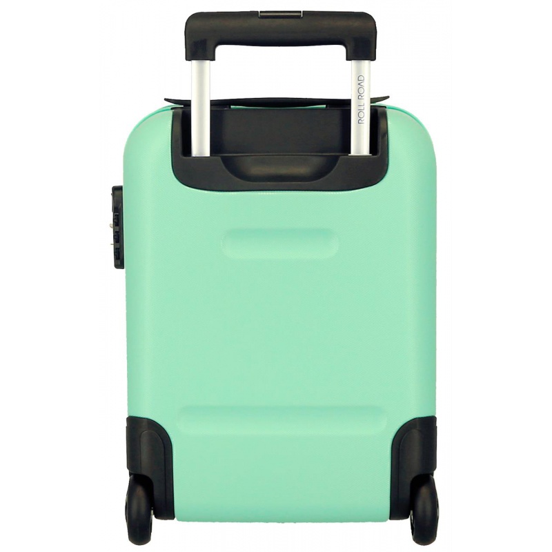 ROLL ROAD Flex Turquesa, Príručný mini cestovný kufor, 40x30x20cm, 24L, 584996B ROLL ROAD Flex Turquesa, Príručný mini cestovný kufor, 40x30x20cm, 24L, 584996B