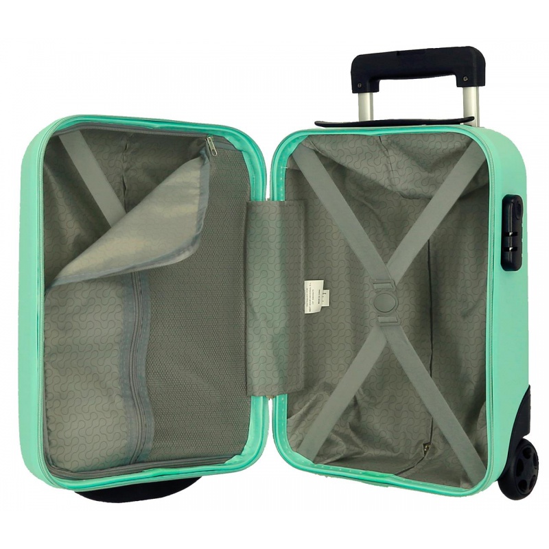 ROLL ROAD Flex Turquesa, Príručný mini cestovný kufor, 40x30x20cm, 24L, 584996B ROLL ROAD Flex Turquesa, Príručný mini cestovný kufor, 40x30x20cm, 24L, 584996B