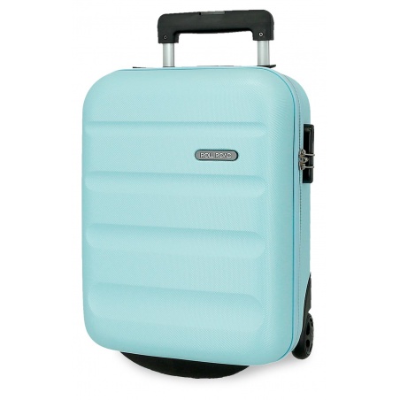 ROLL ROAD Flex Light Blue, Příruční mini cestovní kufr, 40x30x20cm, 24L,584996E