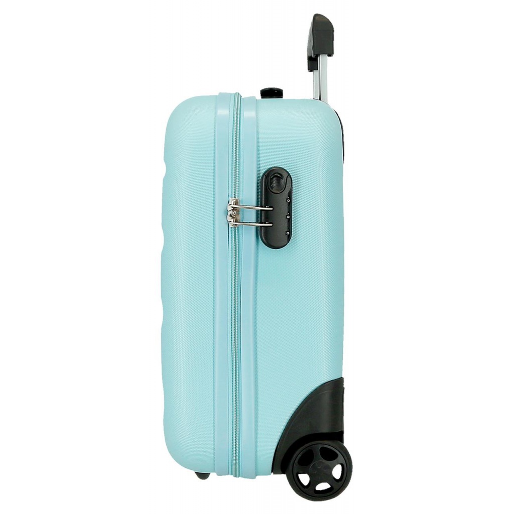 ROLL ROAD Flex Light Blue, Príručný mini cestovný kufor, 40x30x20cm, 24L,584996E
