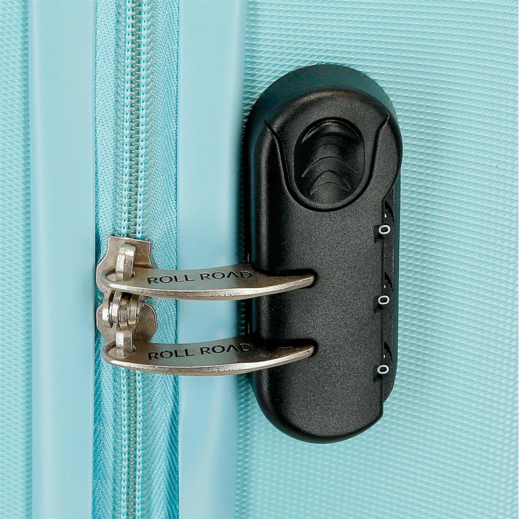 ROLL ROAD Flex Light Blue, Príručný mini cestovný kufor, 40x30x20cm, 24L,584996E