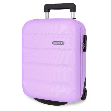 ROLL ROAD Flex Pink, Příruční mini cestovní kufr, 40x30x20cm, 24L,584996F