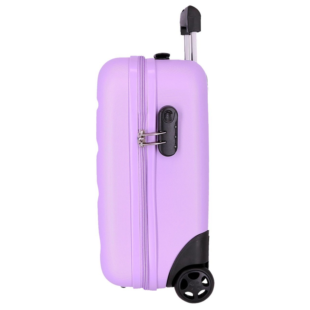 ROLL ROAD Flex Pink, Příruční mini cestovní kufr, 40x30x20cm, 24L,584996F