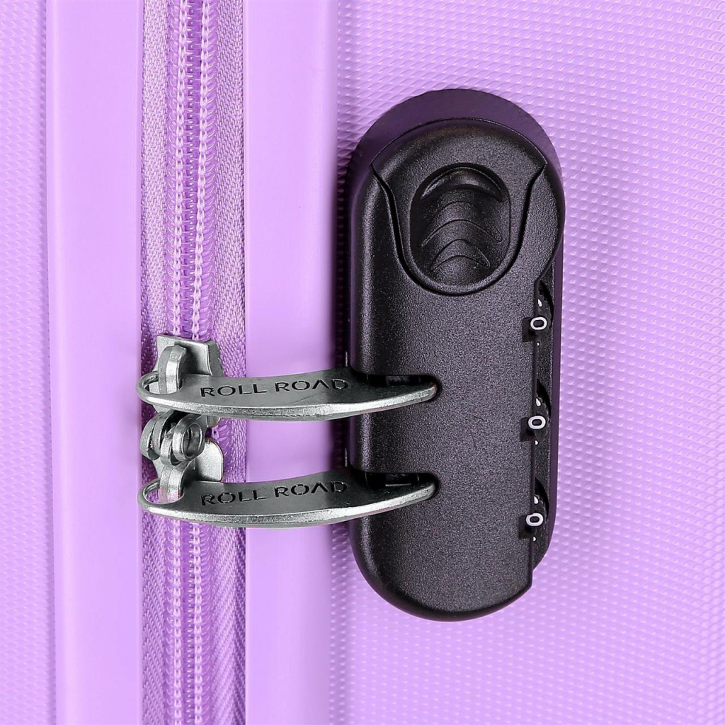 ROLL ROAD Flex Pink, Príručný mini cestovný kufor, 40x30x20cm, 24L,584996F