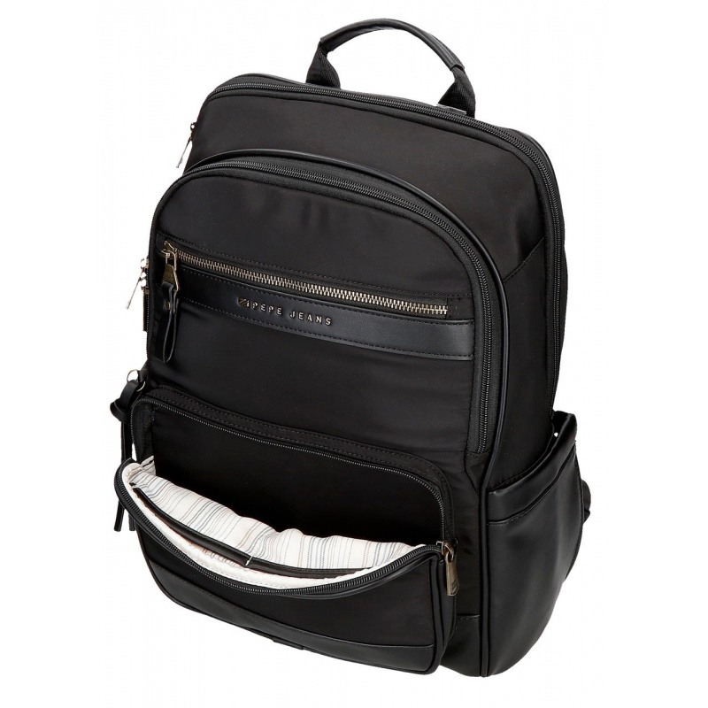 Pepe Jeans Morgan Black - Batoh na notebook 15", 7922431 Pepe Jeans Morgan Black - Batoh na notebook 15", 7922431