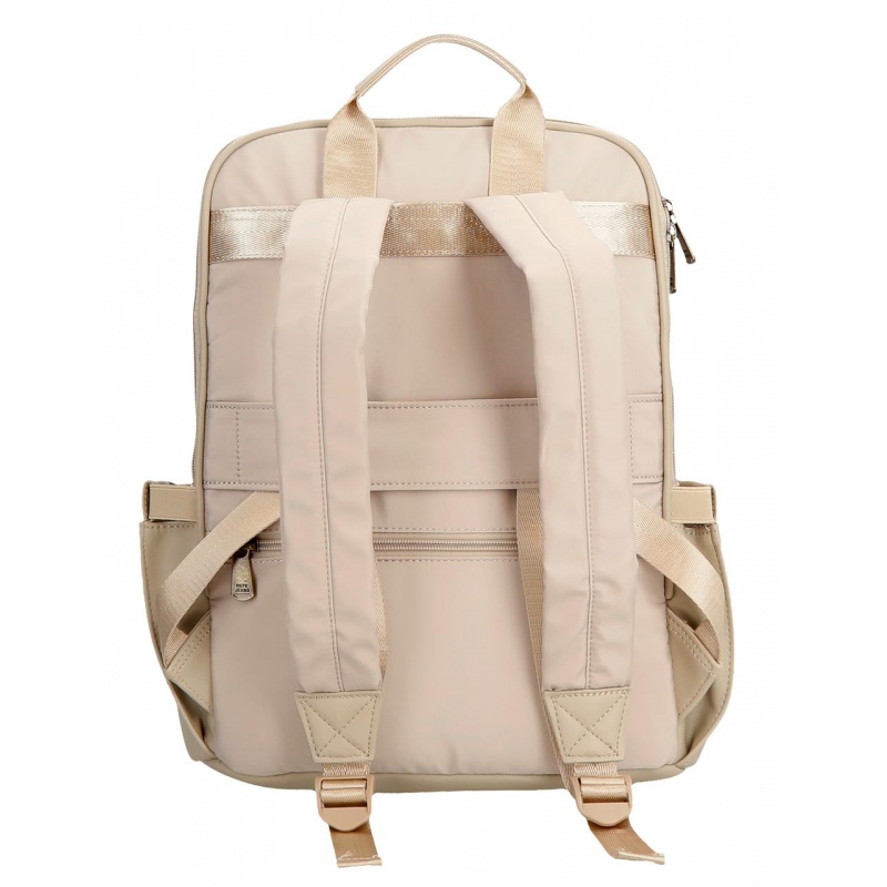 Pepe Jeans Morgan Beige - Batoh na notebook 15", 7922433 Pepe Jeans Morgan Beige - Batoh na notebook 15", 7922433