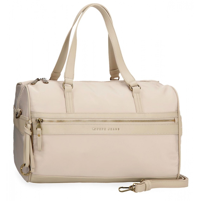 Pepe Jeans Morgan Beige - Cestovná príručná taška, 7923733 Pepe Jeans Morgan Beige - Cestovná príručná taška, 7923733
