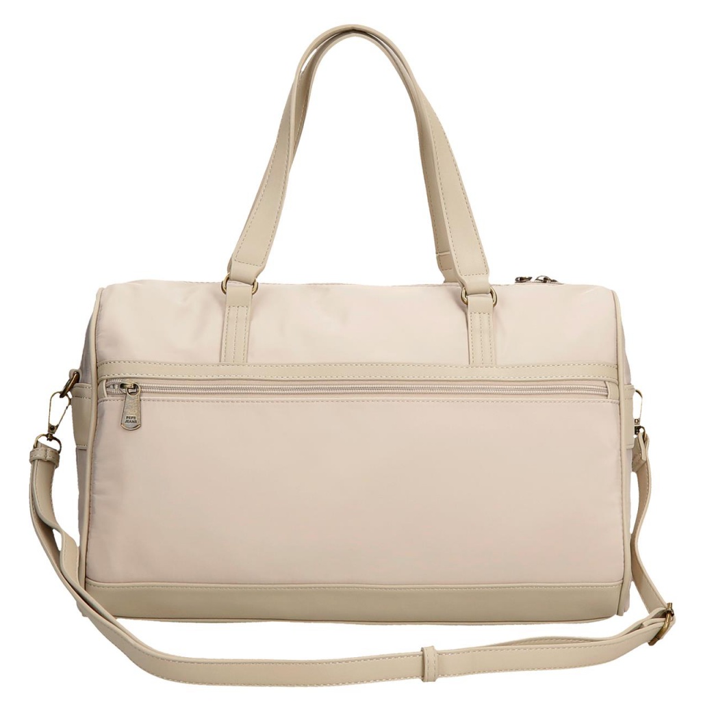 Pepe Jeans Morgan Beige - Cestovní příruční taška, 7923733