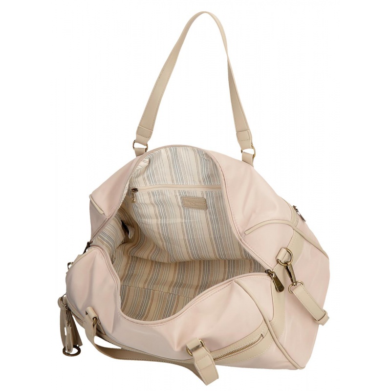 Pepe Jeans Morgan Beige - Cestovná príručná taška, 7923733 Pepe Jeans Morgan Beige - Cestovná príručná taška, 7923733