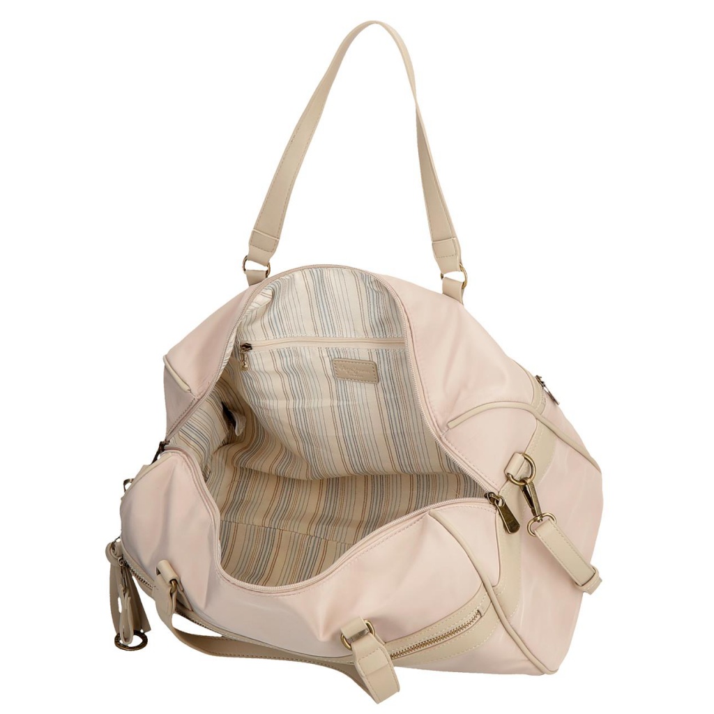 Pepe Jeans Morgan Beige - Cestovní příruční taška, 7923733