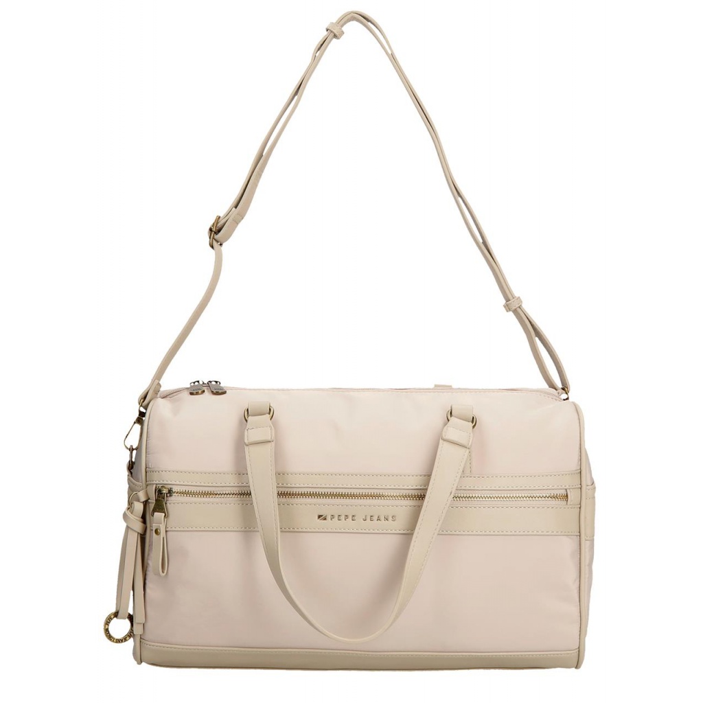 Pepe Jeans Morgan Beige - Cestovní příruční taška, 7923733