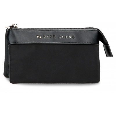 Pepe Jeans Morgan Black - Tříkomorová peněženka, 7924331 Pepe Jeans Morgan Black - Tříkomorová peněženka, 7924331