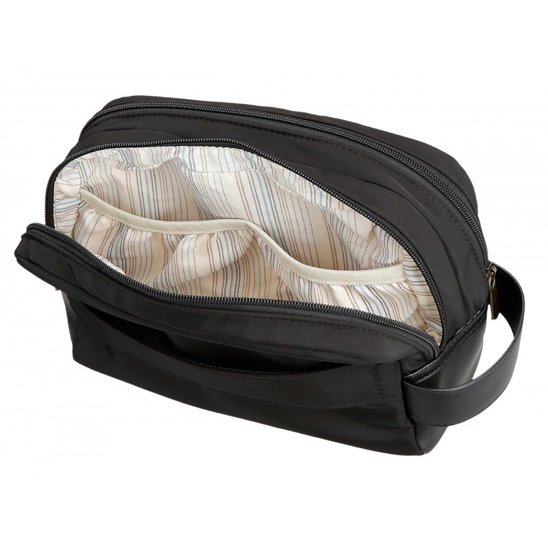 Pepe Jeans Morgan Black - Cestovné kozmetické puzdro, 7924431 Pepe Jeans Morgan Black - Cestovné kozmetické puzdro, 7924431
