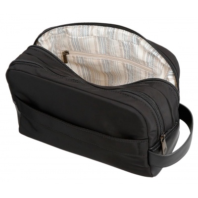 Pepe Jeans Morgan Black - Cestovné kozmetické puzdro, 7924431 Pepe Jeans Morgan Black - Cestovné kozmetické puzdro, 7924431