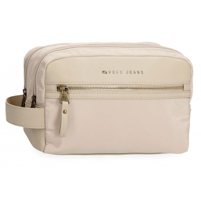Pepe Jeans Morgan Beige - Cestovné kozmetické puzdro, 7924433 Pepe Jeans Morgan Beige - Cestovné kozmetické puzdro, 7924433
