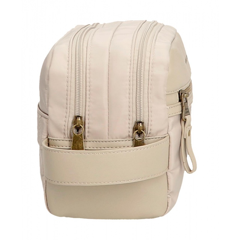 Pepe Jeans Morgan Beige - Cestovné kozmetické puzdro, 7924433 Pepe Jeans Morgan Beige - Cestovné kozmetické puzdro, 7924433