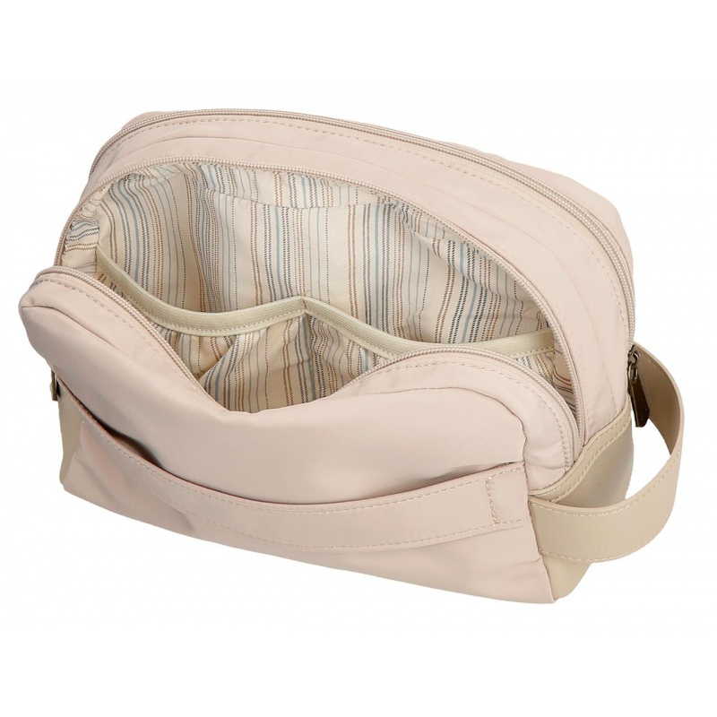 Pepe Jeans Morgan Beige - Cestovné kozmetické puzdro, 7924433 Pepe Jeans Morgan Beige - Cestovné kozmetické puzdro, 7924433