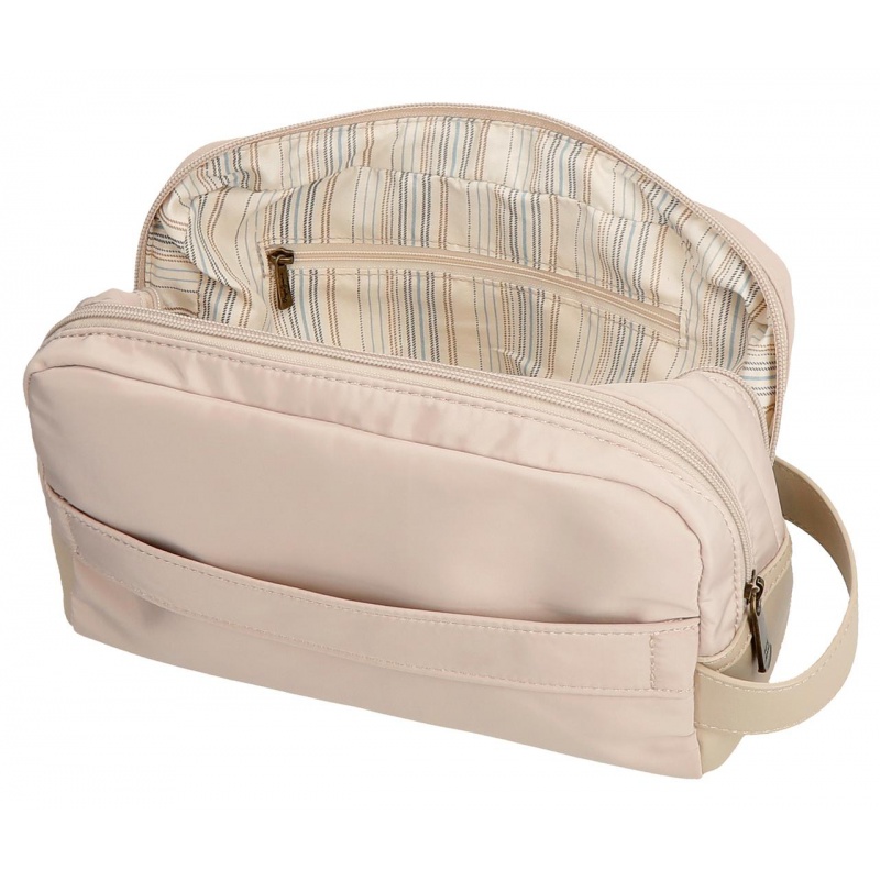 Pepe Jeans Morgan Beige - Cestovné kozmetické puzdro, 7924433 Pepe Jeans Morgan Beige - Cestovné kozmetické puzdro, 7924433