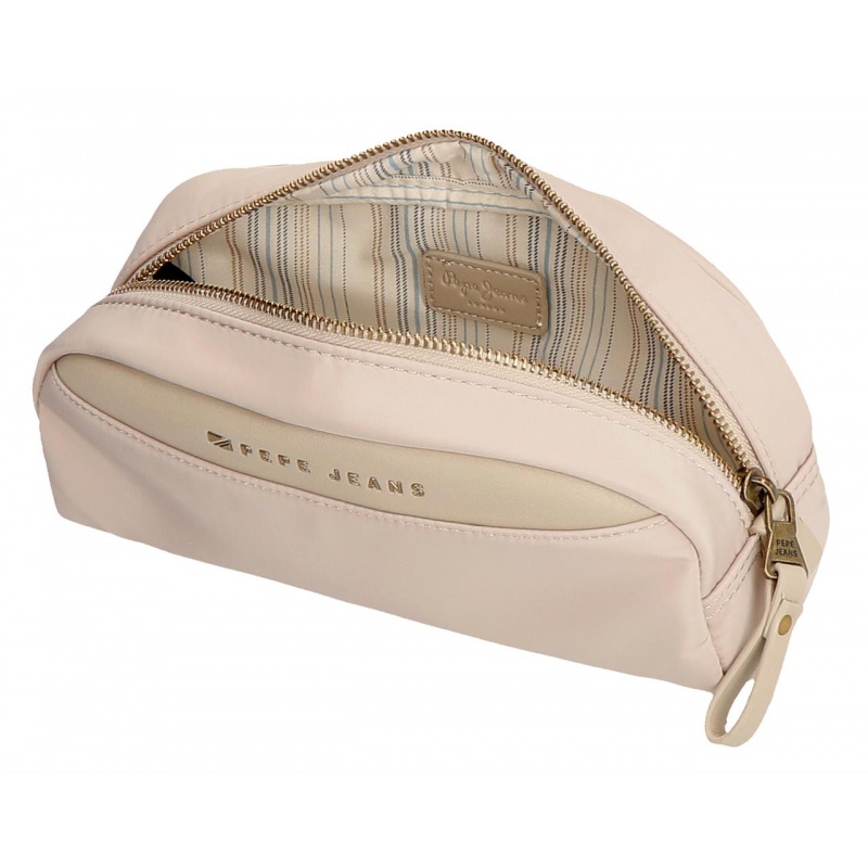 Pepe Jeans Morgan Beige - Cestovné kozmetické puzdro, 7924633 Pepe Jeans Morgan Beige - Cestovné kozmetické puzdro, 7924633