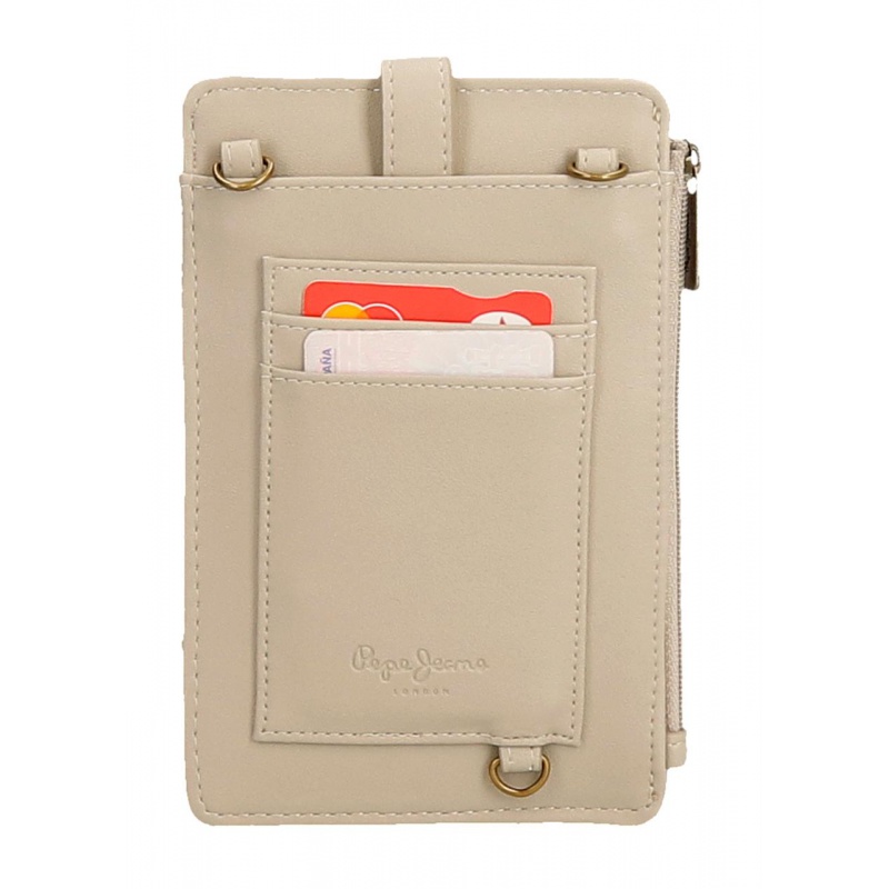 Pepe Jeans Morgan Beige - Mobilní telefon / Peněženka, 7925033 Pepe Jeans Morgan Beige - Mobilní telefon / Peněženka, 7925033