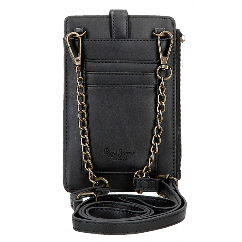 Pepe Jeans Morgan Black - Kabelka na mobil / Peněženka, 7925031 Pepe Jeans Morgan Black - Kabelka na mobil / Peněženka, 7925031