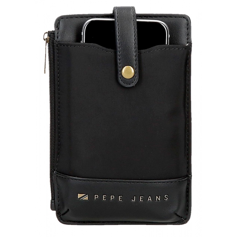 Pepe Jeans Morgan Black - Kabelka na mobil / Peněženka, 7925031 Pepe Jeans Morgan Black - Kabelka na mobil / Peněženka, 7925031