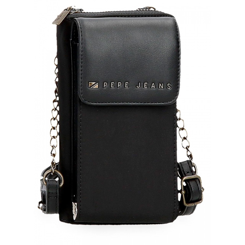 Pepe Jeans Morgan Black - Kabelka na mobil / Peňaženka, 7925331 Pepe Jeans Morgan Black - Kabelka na mobil / Peňaženka, 7925331