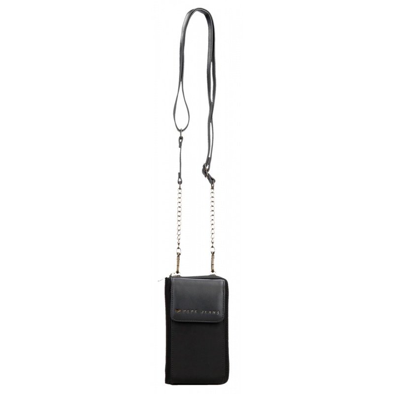 Pepe Jeans Morgan Black - Kabelka na mobil / Peněženka, 7925331 Pepe Jeans Morgan Black - Kabelka na mobil / Peněženka, 7925331