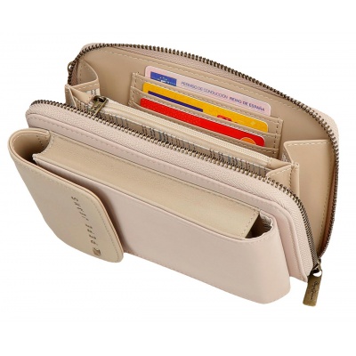 Pepe Jeans Morgan Beige - Mobilní kabelka / Peněženka, 7925333 Pepe Jeans Morgan Beige - Mobilní kabelka / Peněženka, 7925333