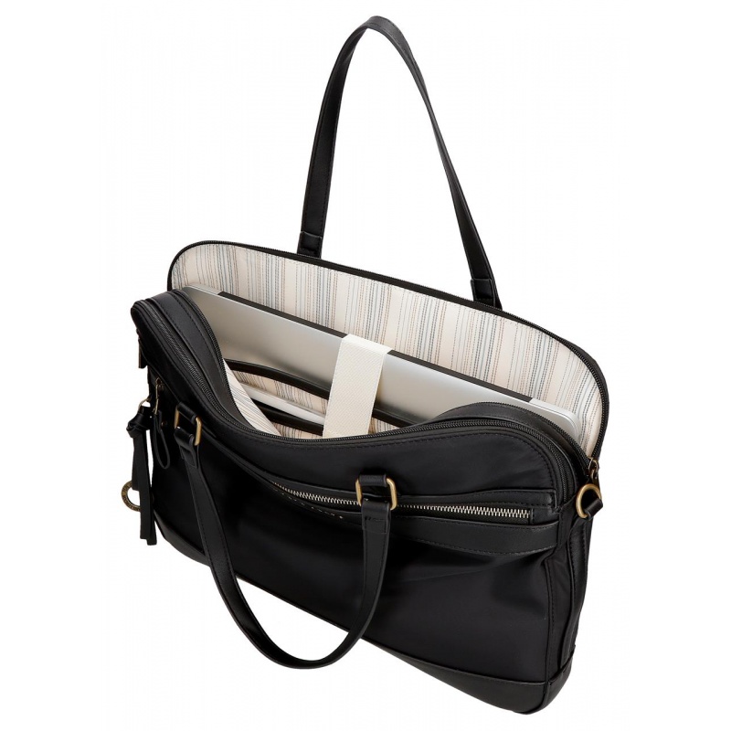 Pepe Jeans Morgan Black - Taška na notebook 15,6", 7926031 Pepe Jeans Morgan Black - Taška na notebook 15,6", 7926031