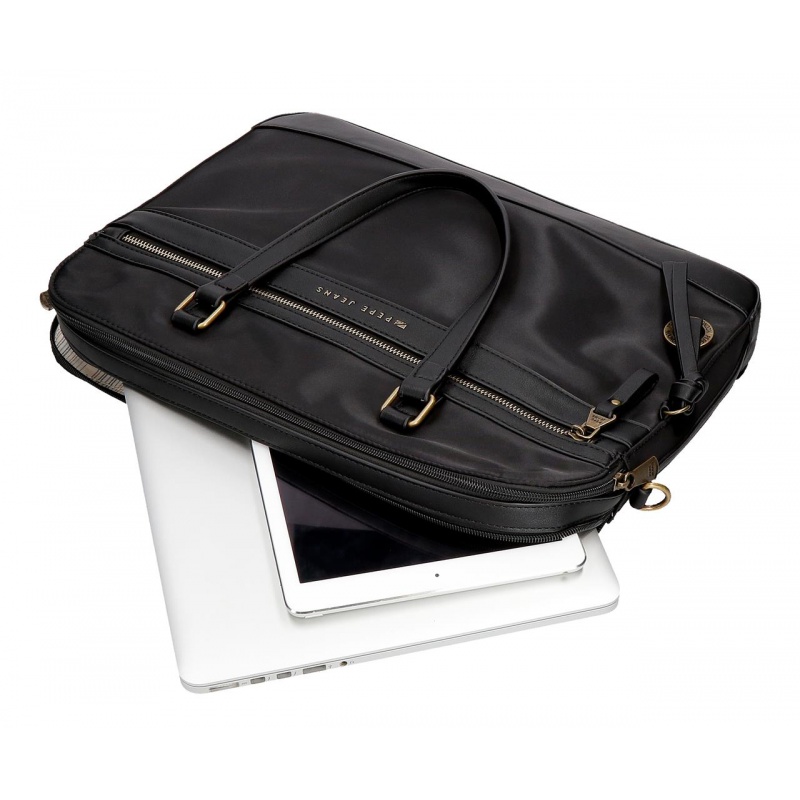 Pepe Jeans Morgan Black - Taška na notebook 15,6", 7926031 Pepe Jeans Morgan Black - Taška na notebook 15,6", 7926031